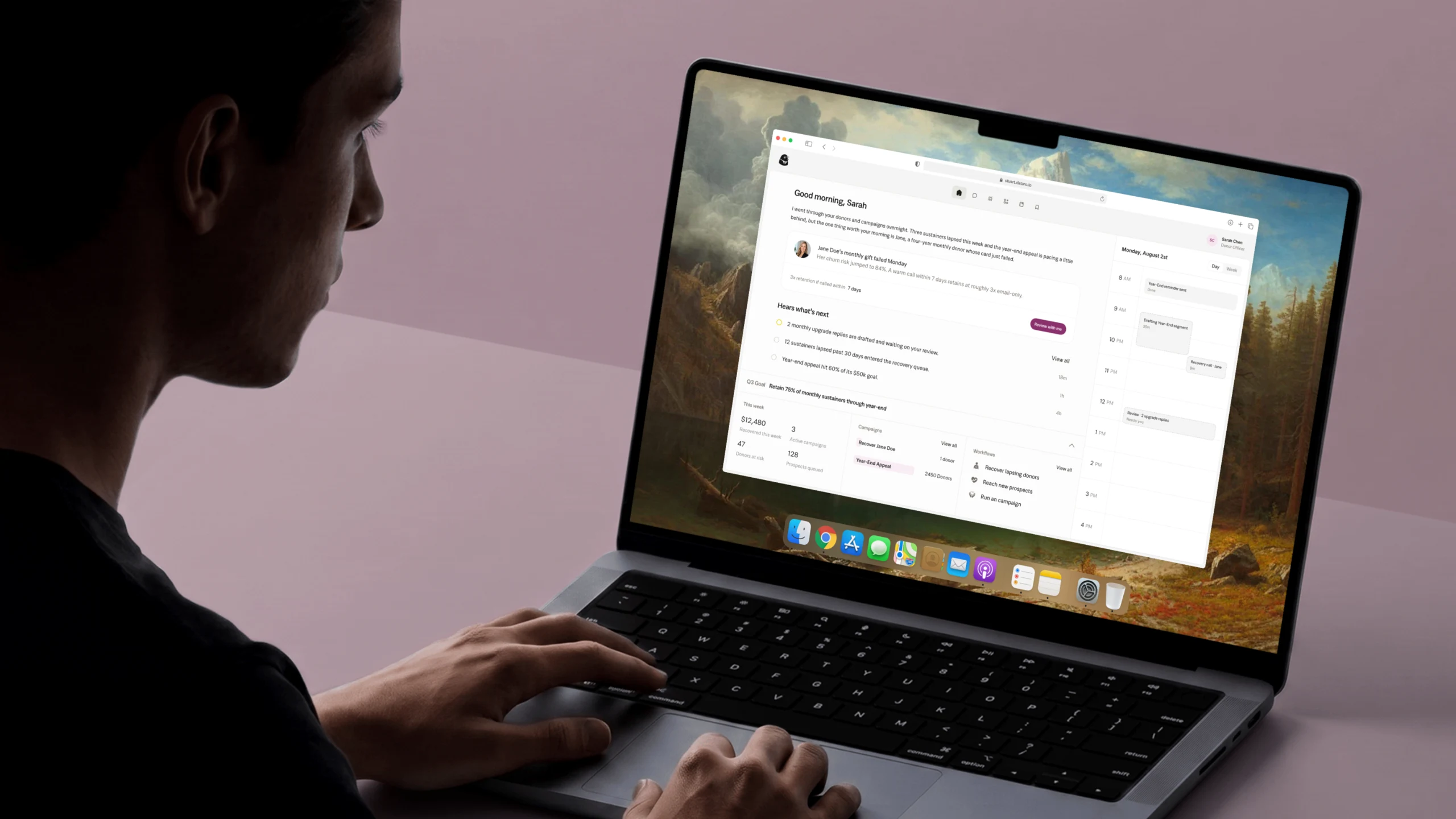 Dataro — An AI fundraiser that stays with the work