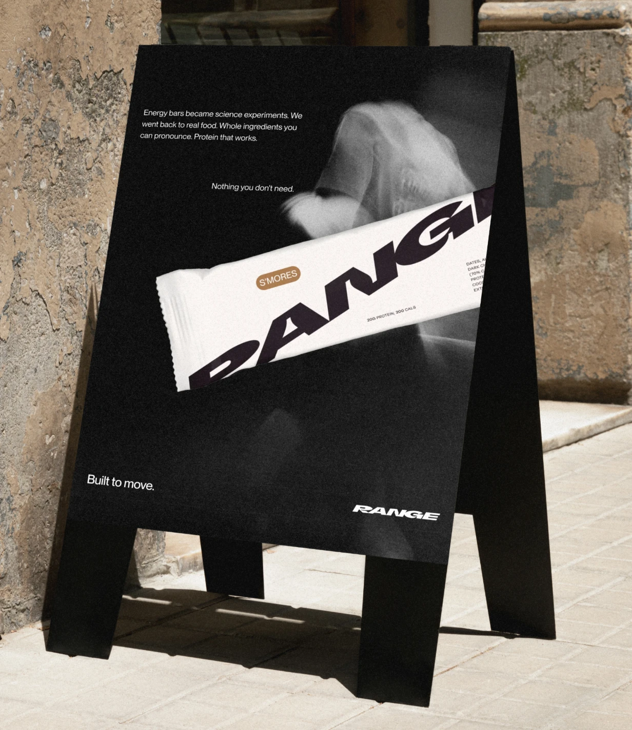 RANGE outdoor advertisement board